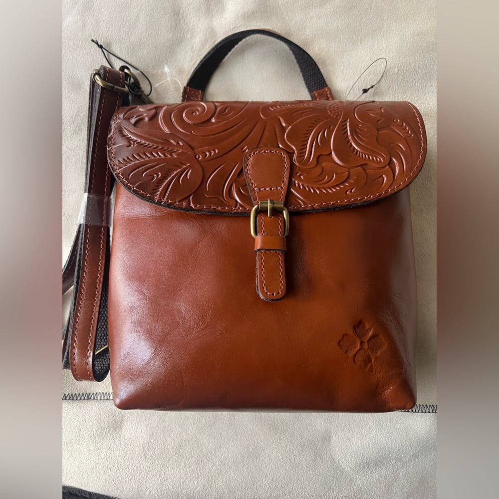 New! Patricia Nash small leather backpack